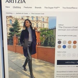 Aritzia | The Cocoon Coat | Wilfred